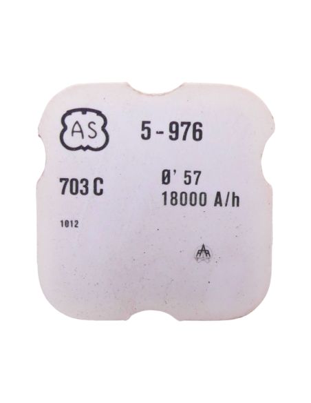 AS 976 - 703 Roue d'ancre pivotée pour contre-pivot dessous (à l'unité) - Escape wheel and pinion pivoted for lower end-piece (p