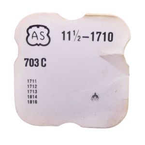 AS 1710 - 703 Roue d'ancre pivotée pour contre-pivot dessous (à l'unité) - Escape wheel and pinion pivoted for lower end-piece (