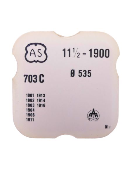 AS 1900 - 703 Roue d'ancre pivotée pour contre-pivot dessous (à l'unité) - Escape wheel and pinion pivoted for lower end-piece (