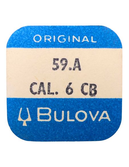Bulova 6CB - 59A Roue d'ancre pivotée pour contre-pivot dessous (à l'unité) - Escape wheel and pinion pivoted for lower end-piec