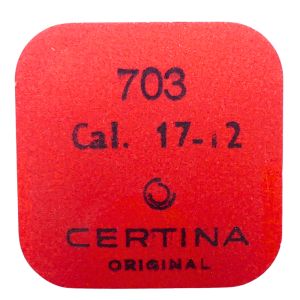 Certina 17-12 - 703 Roue d'ancre pivotée pour contre-pivot dessous (à l'unité) - Escape wheel and pinion pivoted for lower end-p