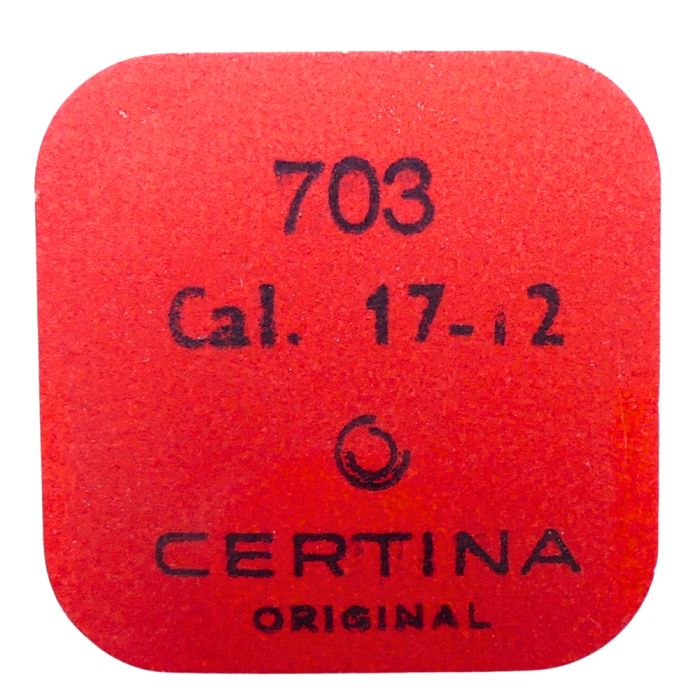 Certina 17-12 - 703 Roue d'ancre pivotée pour contre-pivot dessous (à l'unité) - Escape wheel and pinion pivoted for lower end-p