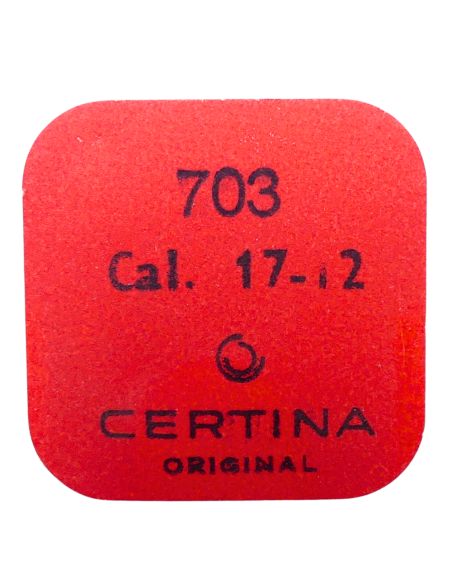 Certina 17-12 - 703 Roue d'ancre pivotée pour contre-pivot dessous (à l'unité) - Escape wheel and pinion pivoted for lower end-p