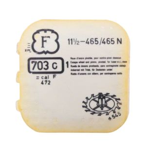 Felsa 465/465N - 703 Roue d'ancre pivotée pour contre-pivot dessous (à l'unité) - Escape wheel and pinion pivoted for lower end-