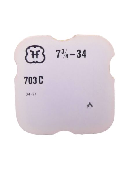 FHF 34 - 703 Roue d'ancre pivotée pour contre-pivot dessous (à l'unité) - Escape wheel and pinion pivoted for lower end-piece (p