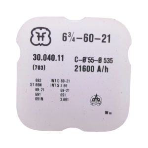 FHF 60-21 - 703 Roue d'ancre pivotée pour contre-pivot dessous (à l'unité) - Escape wheel and pinion pivoted for lower end-piece