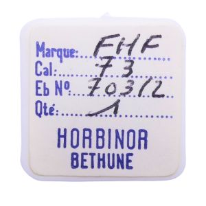 FHF 73 - 703 Roue d'ancre pivotée pour contre-pivot dessous (à l'unité) - Escape wheel and pinion pivoted for lower end-piece (p