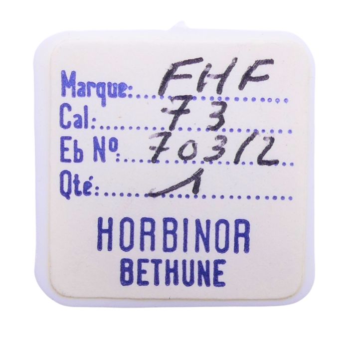 FHF 73 - 703 Roue d'ancre pivotée pour contre-pivot dessous (à l'unité) - Escape wheel and pinion pivoted for lower end-piece (p