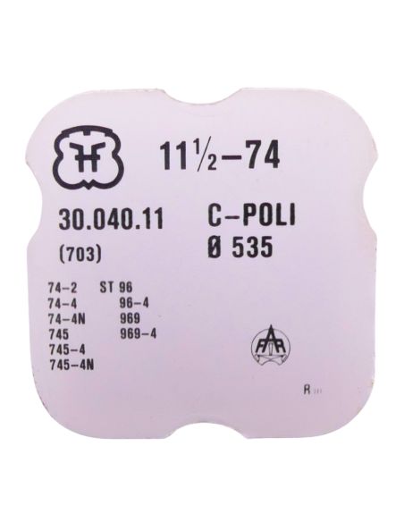 FHF 74 - 703 Roue d'ancre pivotée pour contre-pivot dessous (à l'unité) - Escape wheel and pinion pivoted for lower end-piece (p
