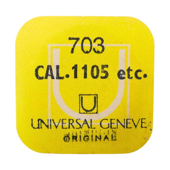 Universal 1105 - 703 Roue d'ancre pivotée pour contre-pivot dessous (à l'unité) - Escape wheel and pinion pivoted for lower end-