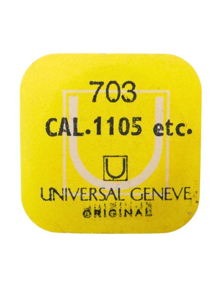 Universal 1105 - 703 Roue d'ancre pivotée pour contre-pivot dessous (à l'unité) - Escape wheel and pinion pivoted for lower end-