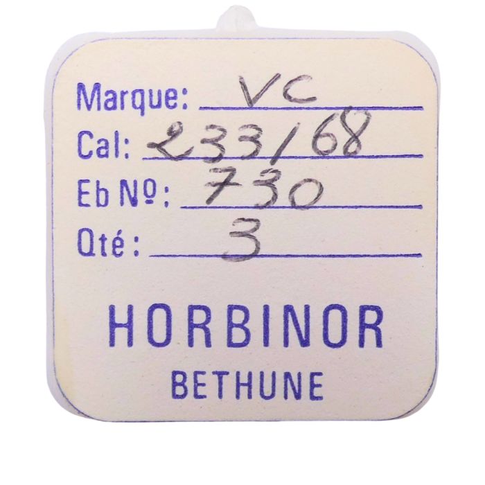 Cupillard 233/68 - 730 Plateau (à l'unité) - Roller (per unit)