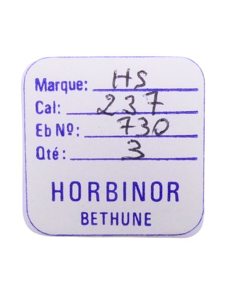 HS 237 - 730 Plateau (à l'unité) - Roller (per unit)