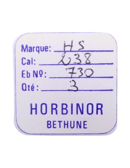 HS 238 - 730 Plateau (à l'unité) - Roller (per unit)