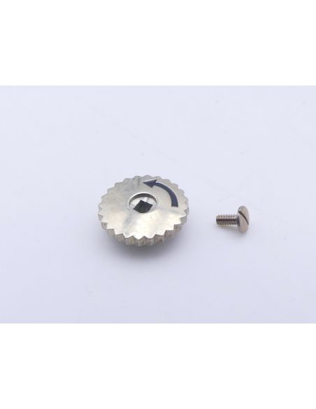 Movado 54 Couronne acier - Steel crown