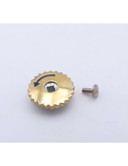 Movado 54 Couronne acier - Steel crown