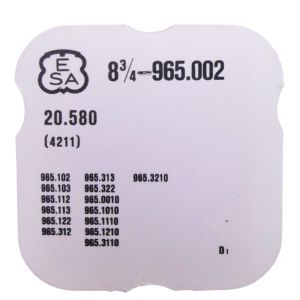 ESA 965.002 - 4211 Rotor (à l'unité) - Rotor (per unit)