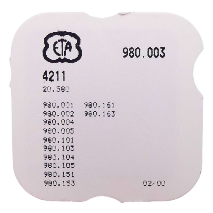 ESA 980.003 - 4211 Rotor (à l'unité) - Rotor (per unit)