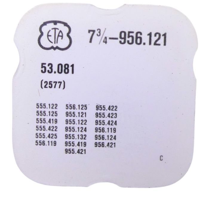 ETA 956.121 - 2577 Sautoir des jours (à l'unité) - Day jumper (per unit)