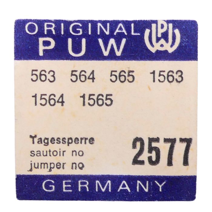PUW 563 - 2577 Sautoir des jours (à l'unité) - Day jumper (per unit)