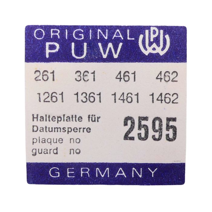 PUW 261 - 2595 Plaque de maintien pour sautoir (à l'unité) - Guard for jumper (per unit)