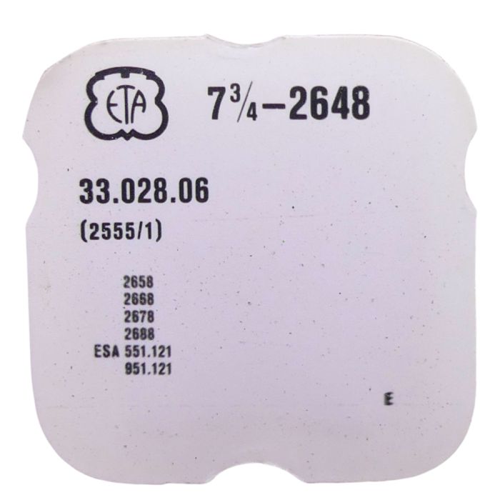 ETA 2648 - 2555 Renvoi entraineur du calendrier (à l'unité) - Calendar driving wheel (per unit)