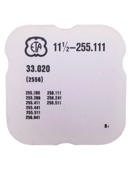 ETA 255.111 - 2556 Roue entraineuse de l'étoile et de l'indicateur de quantième (à l'unité) - Date star and indicator driving wh