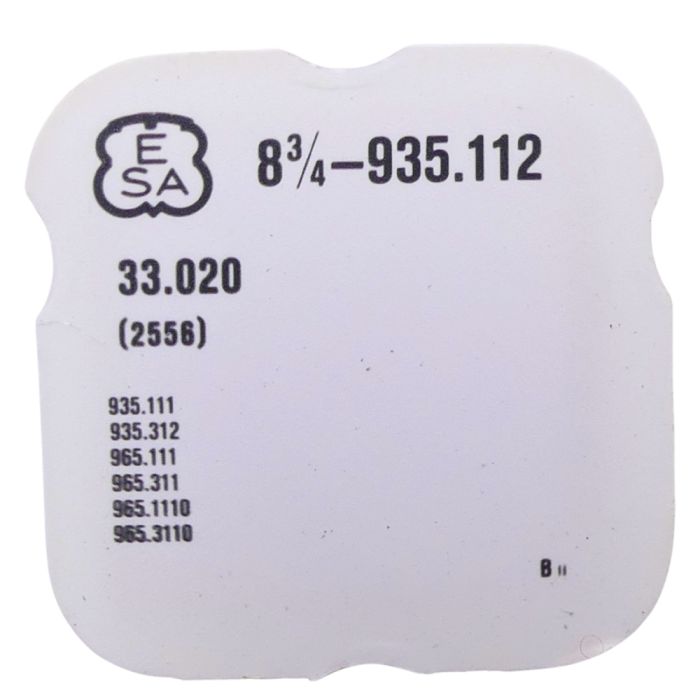 ESA 935.112 - 2556 Roue entraineuse de l'étoile et de l'indicateur de quantième (à l'unité) - Date star and indicator driving wh