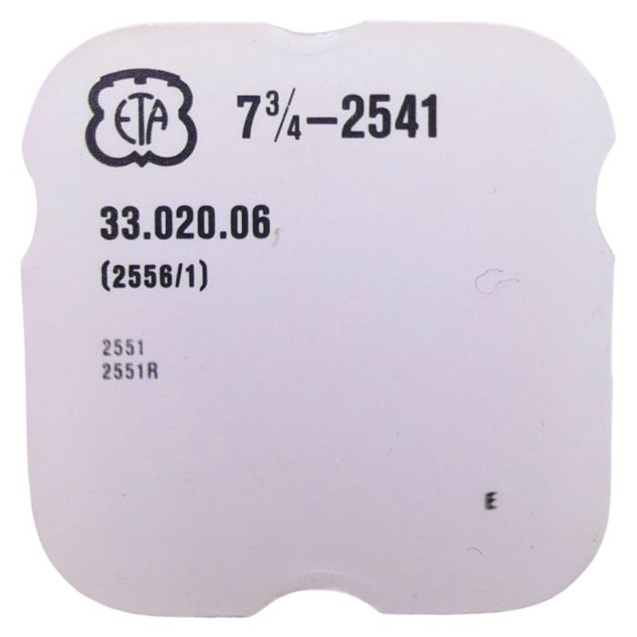 ETA 2541 - 2556 Roue entraineuse de l'étoile et de l'indicateur de quantième (à l'unité) - Date star and indicator driving wheel