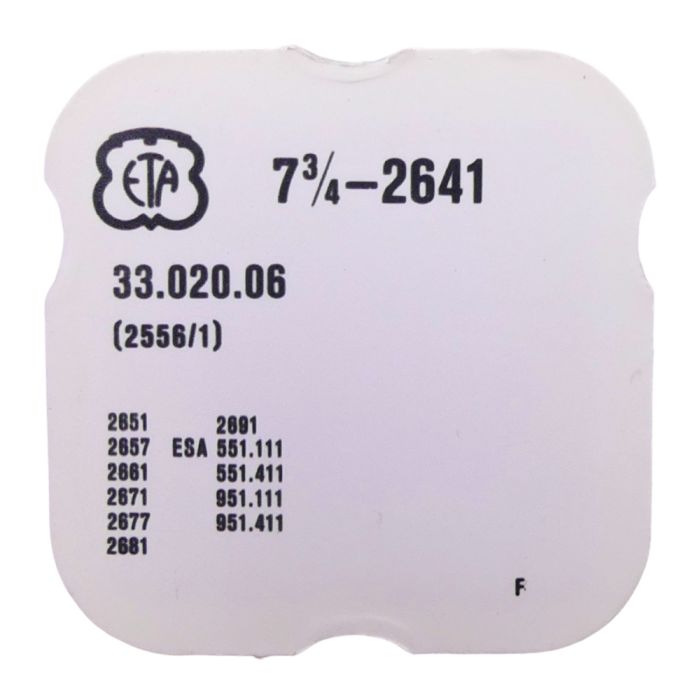 ETA 2641 - 2556 Roue entraineuse de l'étoile et de l'indicateur de quantième (à l'unité) - Date star and indicator driving wheel