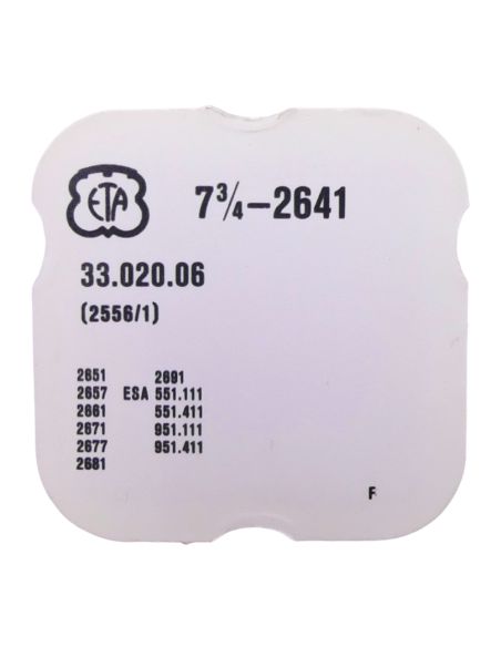 ETA 2641 - 2556 Roue entraineuse de l'étoile et de l'indicateur de quantième (à l'unité) - Date star and indicator driving wheel