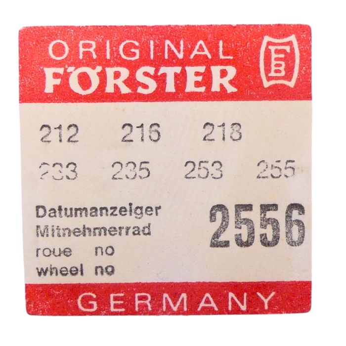 Förster 212 - 2556 Roue entraineuse de l'étoile et de l'indicateur de quantième (à l'unité) - Date star and indicator driving wh