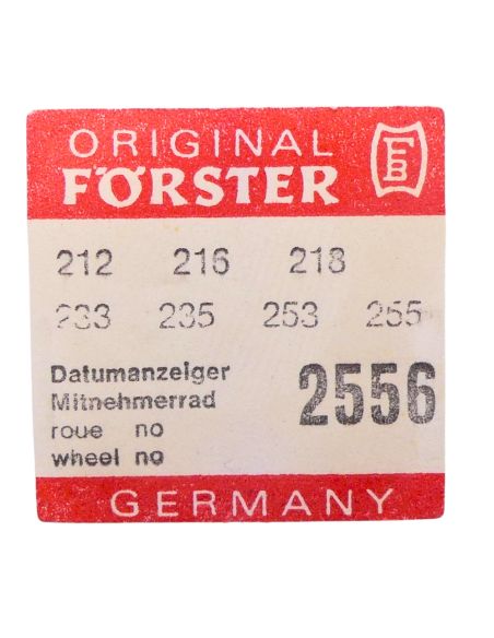 Förster 212 - 2556 Roue entraineuse de l'étoile et de l'indicateur de quantième (à l'unité) - Date star and indicator driving wh