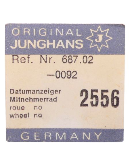 Junghans 687.02 - 2556 Roue entraineuse de l'étoile et de l'indicateur de quantième (à l'unité) - Date star and indicator drivin
