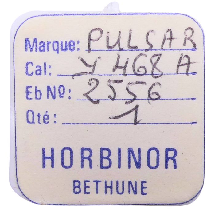 Pulsar Y468A - 2556 Roue entraineuse de l'étoile et de l'indicateur de quantième (à l'unité) - Date star and indicator driving w