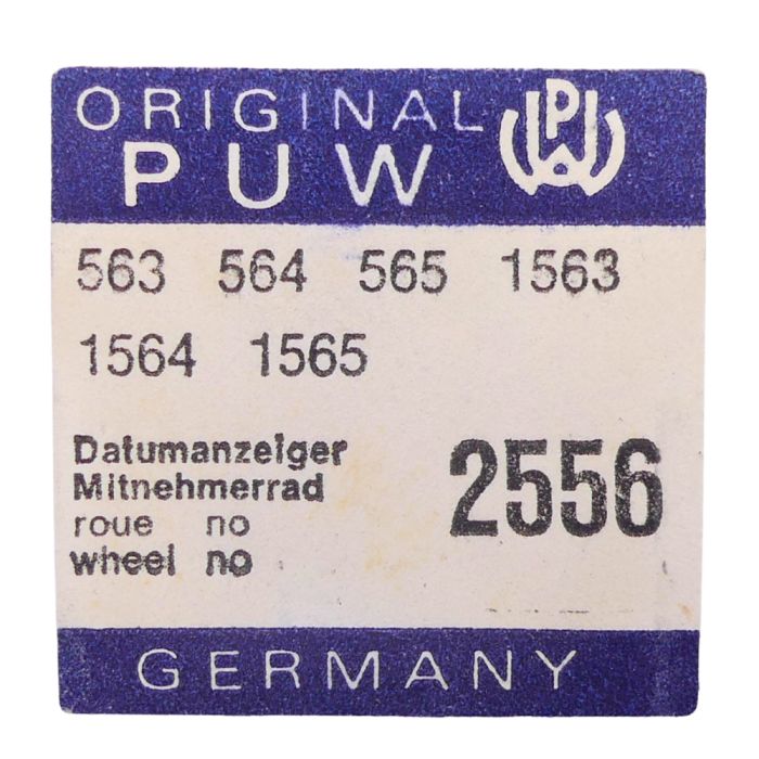 PUW 563 - 2556 Roue entraineuse de l'étoile et de l'indicateur de quantième (à l'unité) - Date star and indicator driving wheel 