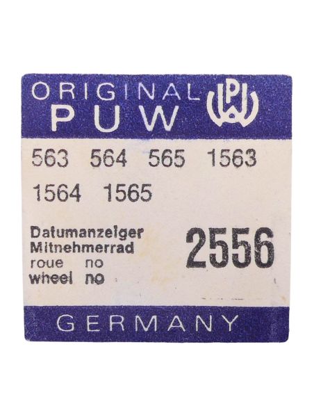 PUW 563 - 2556 Roue entraineuse de l'étoile et de l'indicateur de quantième (à l'unité) - Date star and indicator driving wheel 