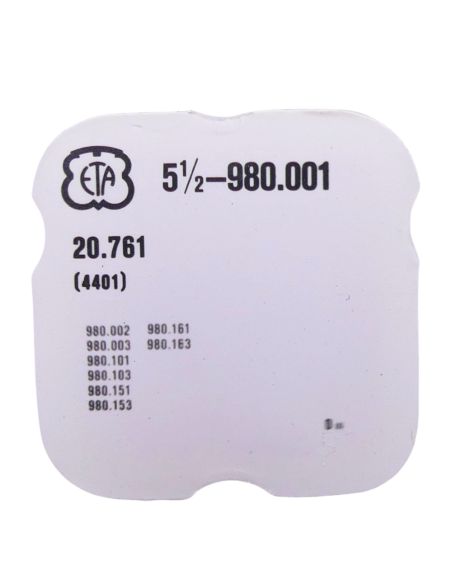 ETA 980.001 - 4401 Bride (à l'unité) - Bridle (per unit)