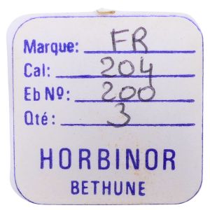 Framelec 204 - 200 Roue de centre avec chaussée (roue de minute) (à l'unité) - Center wheel and pinion with cannon pinion (per u