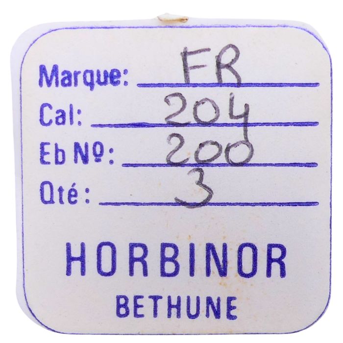 Framelec 204 - 200 Roue de centre avec chaussée (roue de minute) (à l'unité) - Center wheel and pinion with cannon pinion (per u