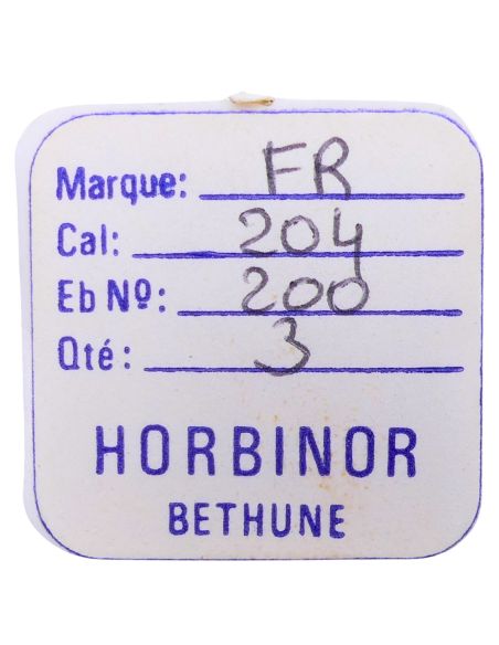 Framelec 204 - 200 Roue de centre avec chaussée (roue de minute) (à l'unité) - Center wheel and pinion with cannon pinion (per u