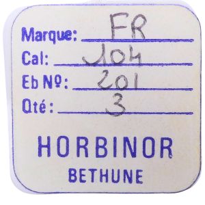 Framelec 104 - 201 Roue de centre sans chaussée (à l'unité) - Center wheel and pinion without cannon pinion (per unit)