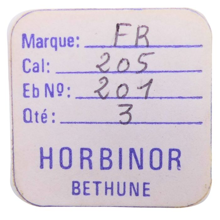 Framelec 205 - 201 Roue de centre sans chaussée (à l'unité) - Center wheel and pinion without cannon pinion (per unit)