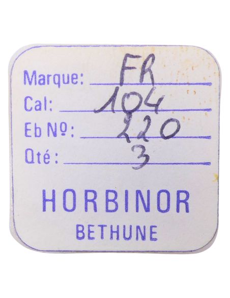 Framelec 104 - 220 Roue de seconde, court pivot (à l'unité) - Fourth wheel and pinion, without second hand bit (per unit)