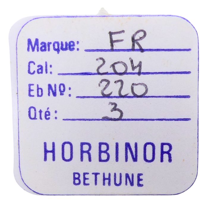 Framelec 204 - 220 Roue de seconde court pivot (à l'unité) - Fourth wheel and pinion without second hand bit (per unit)