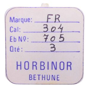 Framelec 304 - 705 Roue d'ancre pivotée (à l'unité) - Escape wheel and pinion with straight pivots (per unit)