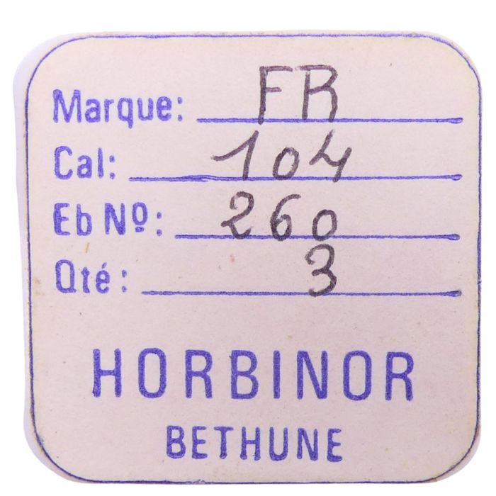 Framelec 104 - 260 Roue de minuterie (à l'unité) - Minute wheel (per unit)