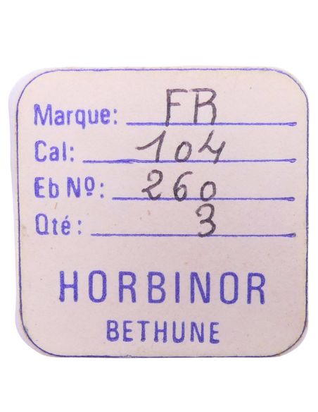 Framelec 104 - 260 Roue de minuterie (à l'unité) - Minute wheel (per unit)