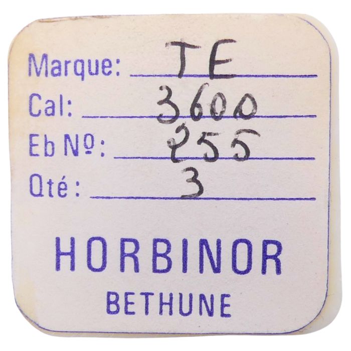 Technic Ebauche 3600 - 255 Roue des heures pour seconde au centre - Hour wheel for sweep second