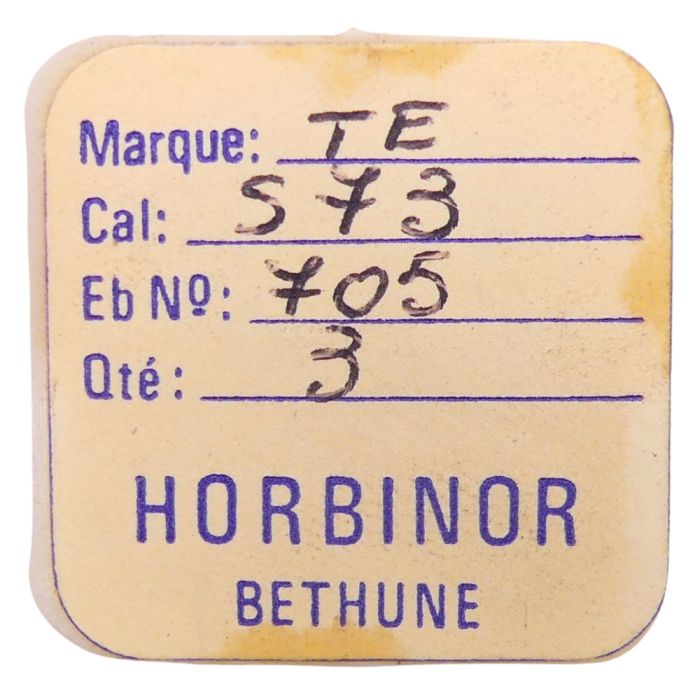 Technic Ebauche 573 - 705 Roue d'ancre pivotée (à l'unité) - Escape wheel and pinion with straight pivots (per unit)